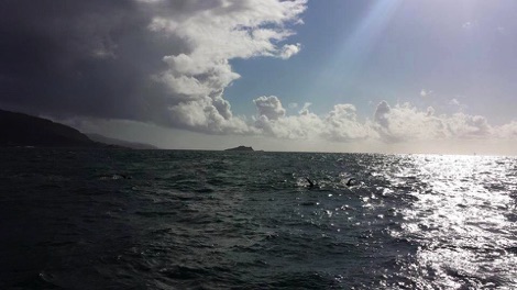 Swimming across the Corryvreckan 